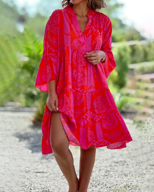 Sophie | Women's Boho Summer Dress | Midi