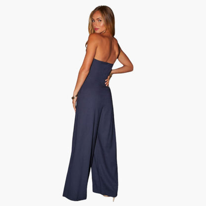 Celeste | Women's Petite Wedding Party Jumpsuit | Wide Leg