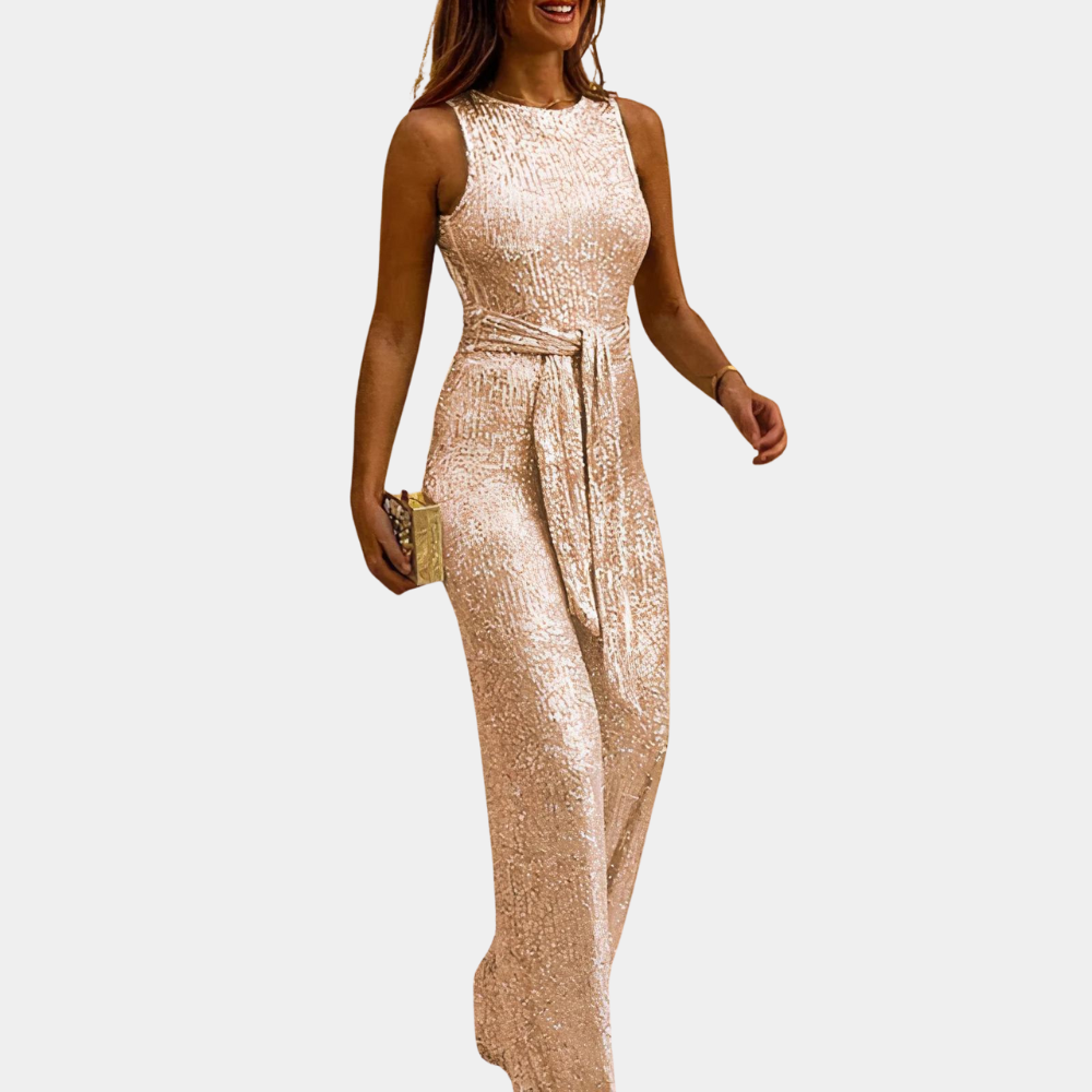 Monica | Women's Sequin Jumpsuit | Wide Leg