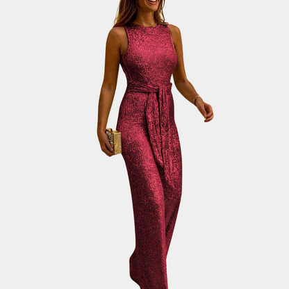 Monica | Women's Sequin Jumpsuit | Wide Leg