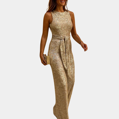 Monica | Women's Sequin Jumpsuit | Wide Leg