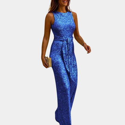 Monica | Women's Sequin Jumpsuit | Wide Leg