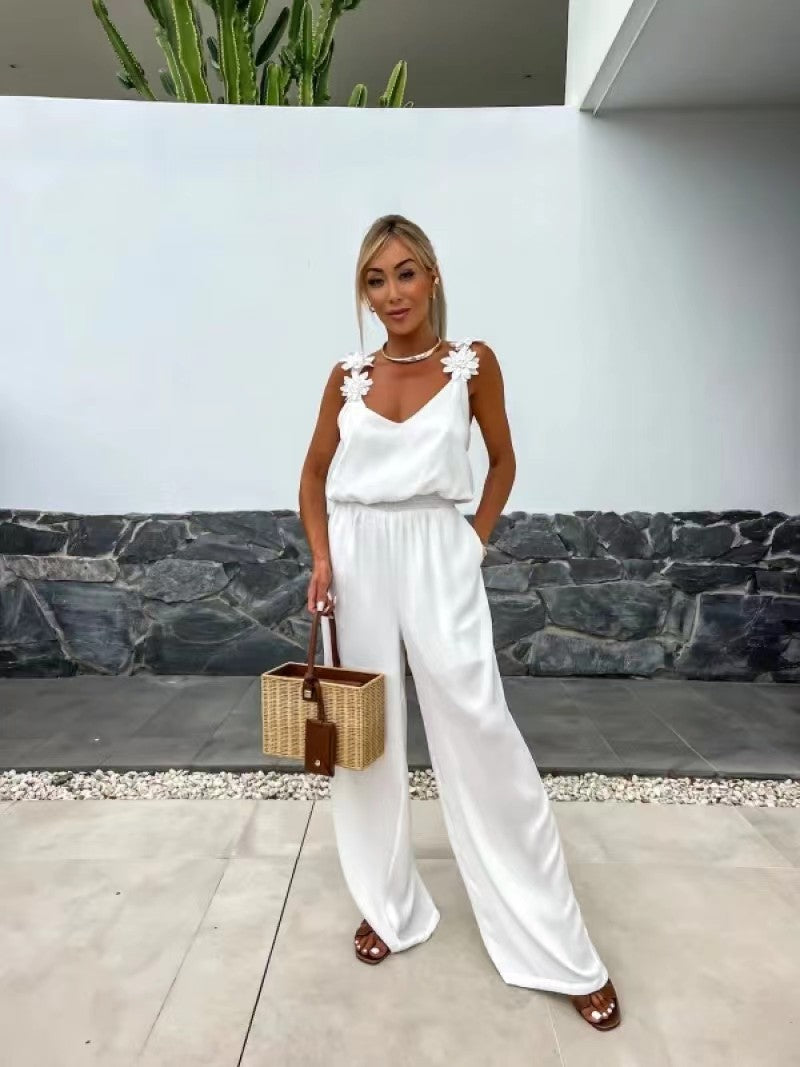 Aria | Women's Petite Party Wear Jumpsuit | Wide Leg