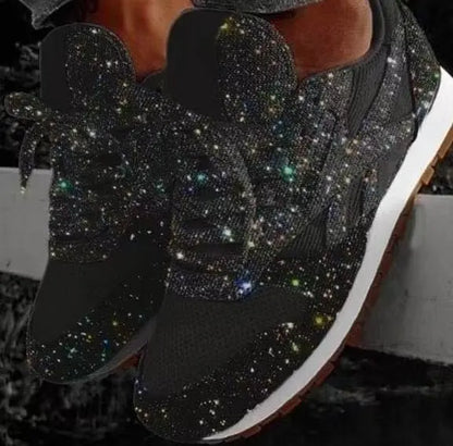 Lena | Women's Glitter Sneakers | Walking