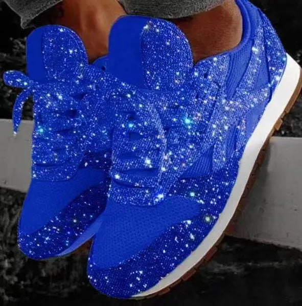 Lena | Women's Glitter Sneakers | Walking