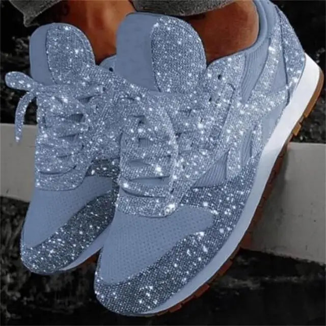 Lena | Women's Glitter Sneakers | Walking