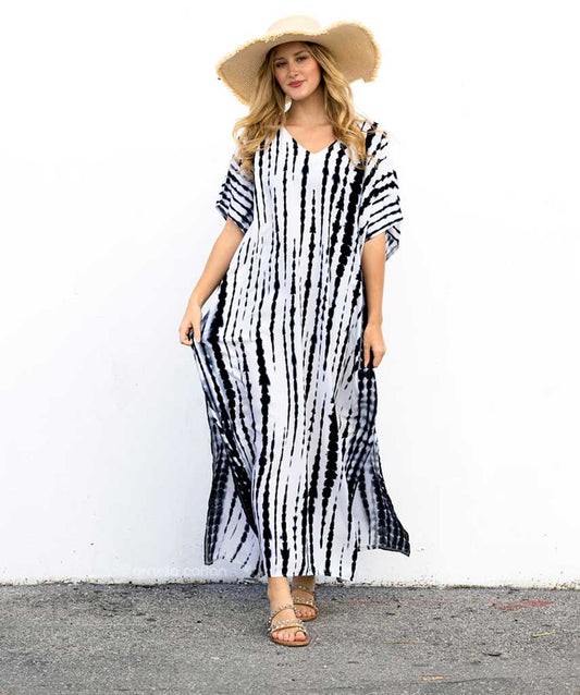 Freya | Women's Boho Tie-Dye Maxi Dress | Maxi