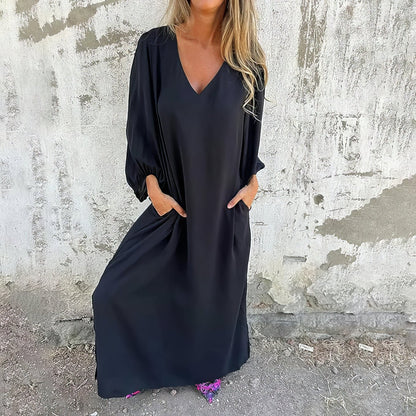 Andrea | Women's Stunning Boho Dress with Pockets | Maxi