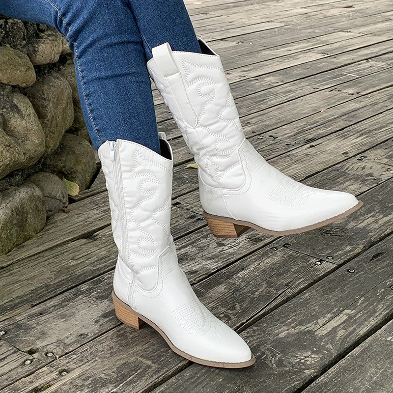 Savannah | Women's Knee-High Boots | Heeled & Cowgirl Style